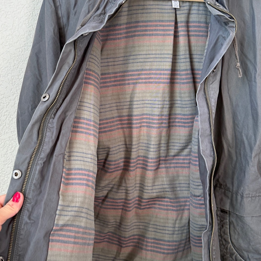 Horny Toad Outdoor Utility Jacket Durable Hooded Gray size XLarge - Picture 7 of 12
